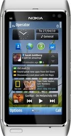 Nokia N8 silver white