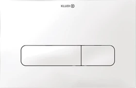 Kludi Betätigungsplatte eckig 236x152mm matt white