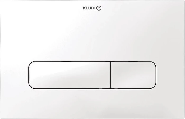 Kludi Betätigungsplatte eckig 236x152mm matt white