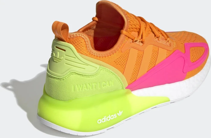 adidas ZX 2K Boost cloud white/bright orange/semi solar pink (Herren)