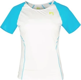 Karpos Lavaredo Evo Funktionsshirt kurzarm white/blue atoll (Damen)