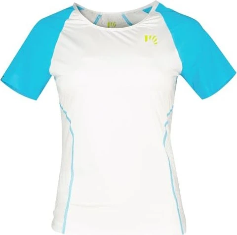 Karpos Lavaredo Evo Funktionsshirt kurzarm white/blue atoll (Damen)