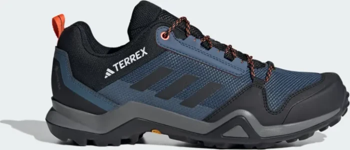 adidas Terrex AX3 GTX wonder steel/core black/semi impact orange (Herren)