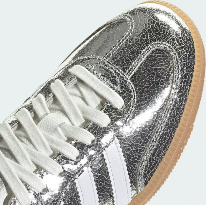 adidas Samba OG silver metallic/cloud white/core white