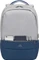 RivaCase Prater anti-theft Laptop Rucksack 17.3", Grey/Dark Blue Vorschaubild