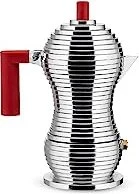 Alessi Pulcina 1 Tasse Espressokanne rot