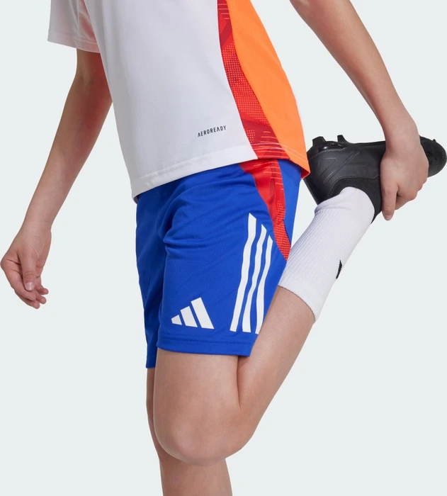 adidas Tiro 24 Competition Trainingshose kurz lucid blue/white (Junior)