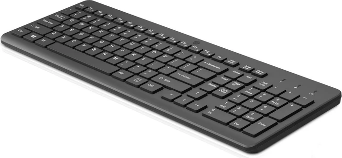 HP 225 Wireless Keyboard, schwarz, USB, ES