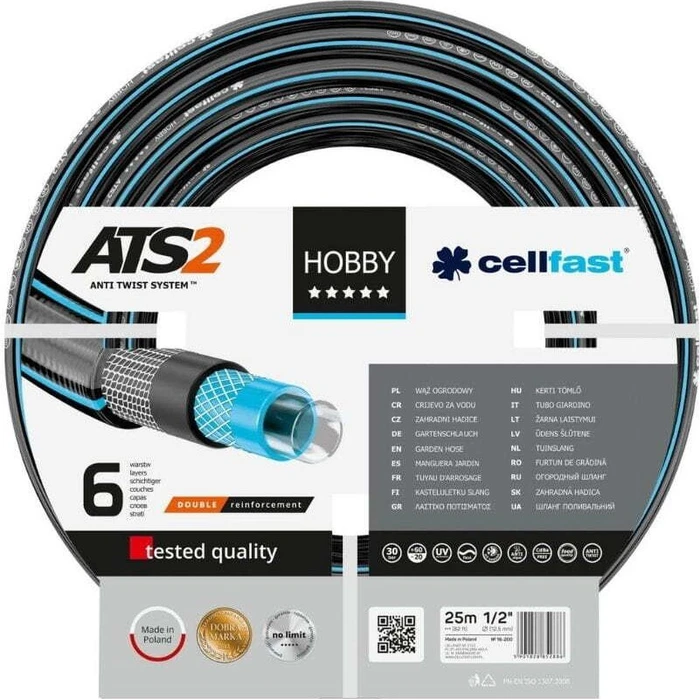 Cellfast Hobby ATS2 Gartenschlauch 1", 50m