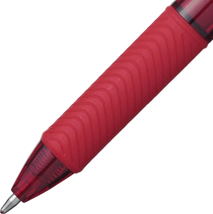 Pentel EnerGel X BL110 1.0mm/0.5mm Gelroller rot/transparent, 12er-Pack