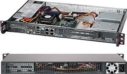 Supermicro SuperChassis 505-203B, grau/schwarz, 1HE, 1x 200W
