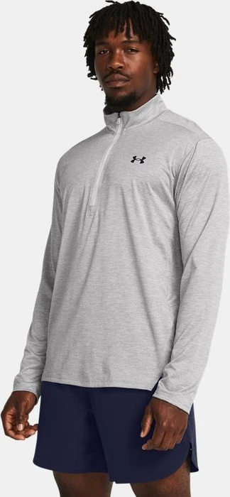 Under Armour Tech Vent Half Zip Funktionsshirt langarm distant gray/black (Herren)