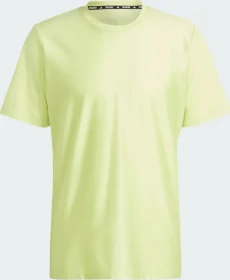 adidas HIIT Workout 3-Stripes Funktionsshirt kurzarm pulse lime (Herren)