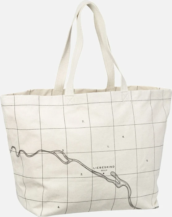 Liebeskind Berlin Canvas L Shopper creme
