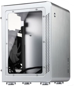 Cooltek U2 silber, Acrylfenster, Mini-ITX