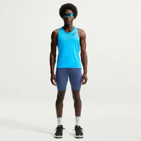 Nike AeroSwift Dri-FIT ADV Laufshirt ärmellos light current blue/black (Herren)