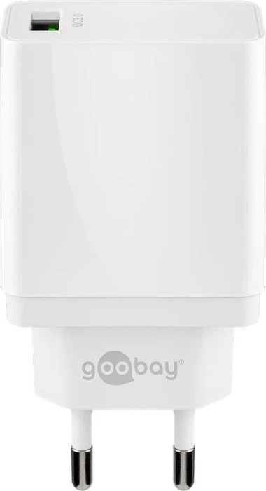Wentronic Goobay USB-Schnellladegerät QC 3.0 18W weiß
