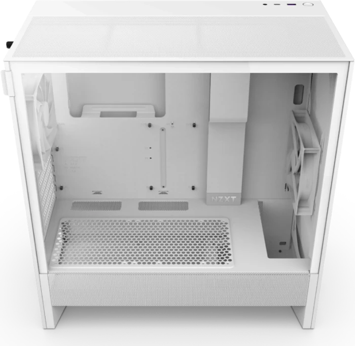 NZXT H5 Flow (2024), weiß, Glasfenster