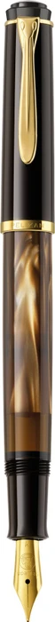 Pelikan Classic M200 braun marmoriert, rechte Hand, breit, Geschenkbox