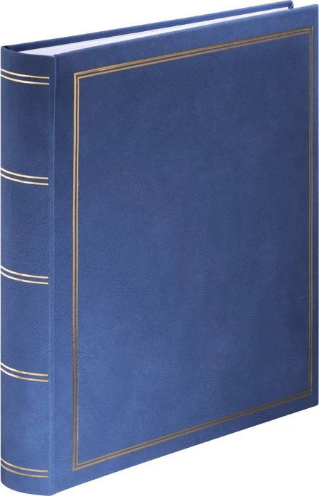 Hama Super Jumbo Fotoalbum London 34x35 / 80 weiße Seiten blau