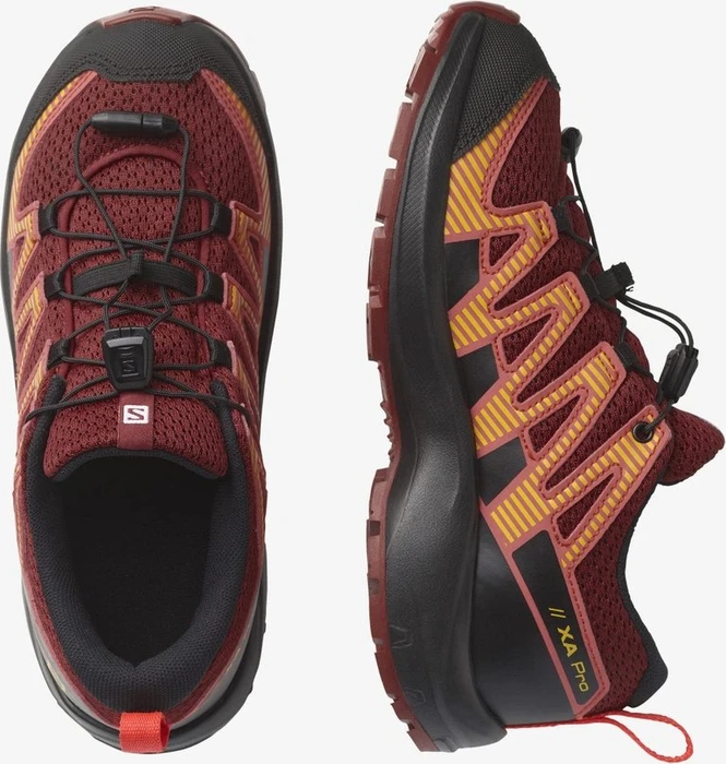 Salomon XA Pro 3D V8 red dahlia/black/poppy red (Junior)