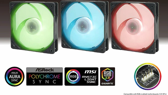 Scythe Kaze Flex 120 Slim RGB 1800rpm, 120mm