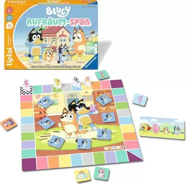 Ravensburger tiptoi Spiel: Bluey Aufräum-Spaß