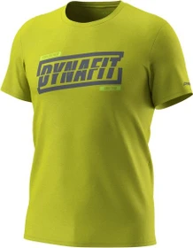 Dynafit Graphic Cotton T-Shirt kurzarm golden lime/tabloid (Herren)