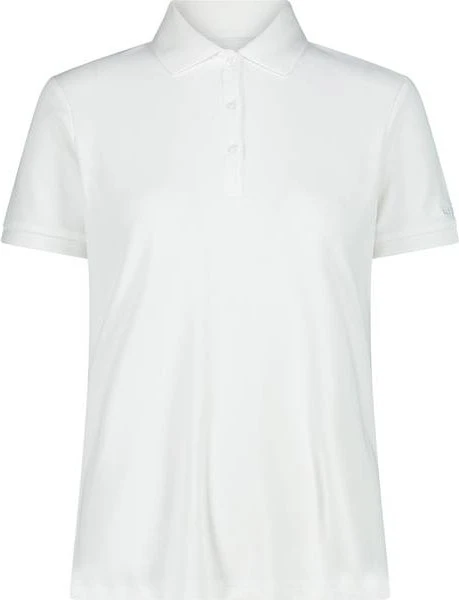 CMP Uni Pique Poloshirt kurzarm weiß (Damen)