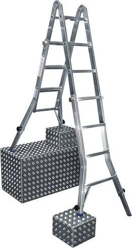 Krause Stabilo Professional 4-tlg. Mehrzweckleiter, 4x 4 Stufen