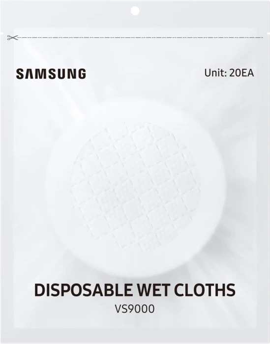 Samsung VCA-SPA90/GL Einweg-Wischtücher für Spinning Sweeper Wischaufsatz, 20 Stück