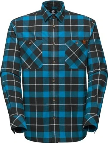 Mammut Alvra Hemd langarm black/glacier blue (Herren)