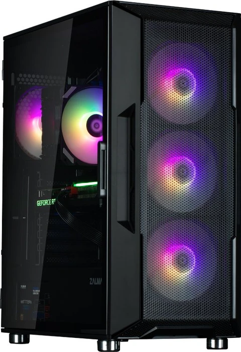 Zalman i3 Neo ARGB, schwarz, Glasfenster