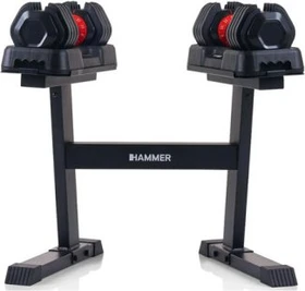 Hammer StrongLock 4.0 Kurzhantel inklusive Ständer Set 2x 25kg