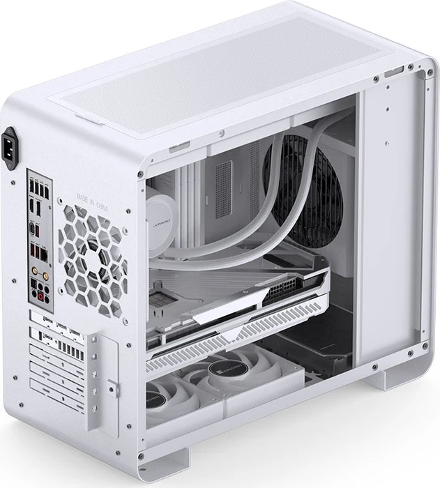 Jonsbo U4 Mini White, weiß, Glasfenster