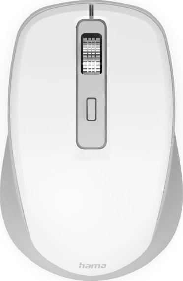 Hama WM-450 Silent Wireless Multi-Device Mouse weiß/grau, USB/Bluetooth