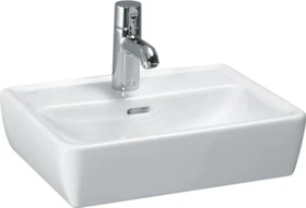 Laufen Pro A Aufsatz-Handwaschbecken, 1 Hahnloch mittig, weiß