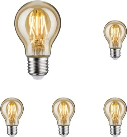 Paulmann Vintage Edition Filament LED Birne E27 4.7W/825 warmweiß gold