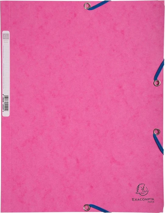 Exacompta Sammelmappe Colorspan 400g/m² mit Gummizug, A4, rosa, 25er-Pack