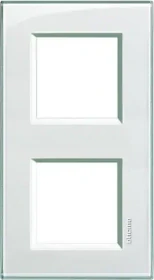 Bticino Livinglight Abdeckrahmen 2-fach, aquamarin