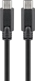 Wentronic USB-C-Kabel USB 3.2 Gen 2x2 USB-PD 5A 1m schwarz