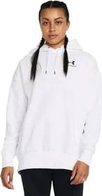 Under Armour Icon Fleece Oversize Hoodie weiß/schwarz (Damen)
