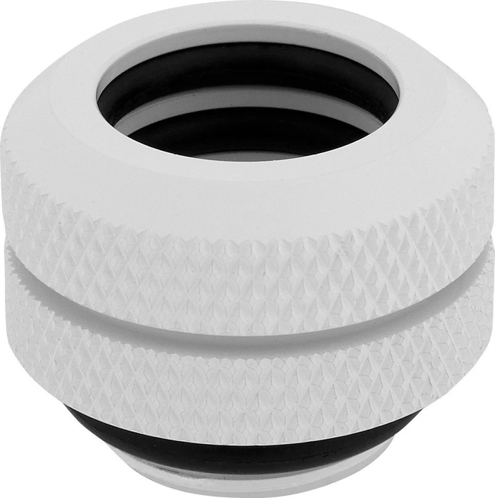 Corsair Hydro X Series XF Hardline, OD Fitting G1/4" auf 12mm, weiß, 4er-Pack