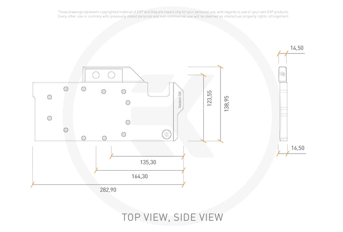 EK Water Blocks Quantum Line EK-Quantum Vector Radeon RX 6800/6900, Copper, Acetal