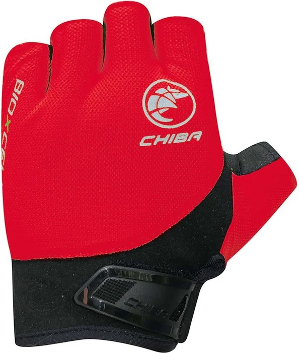 Chiba BioXCell Road Fahrradhandschuhe rot/schwarz
