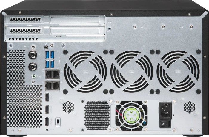QNAP TVS-882BRT3-ODD-i5-16G 21TB, 16GB RAM, 4x RJ-45 1000Base-T, 4x Thunderbolt 3 / USB-C 3.1