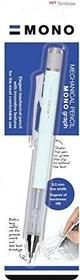 Tombow MONO graph Druckbleistift HB 0.7mm grau, minzgrün, Radierer