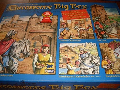 Carcassonne - Big Box Grundspiel & 4 Erweiterungen