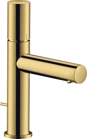 Hansgrohe Axor Uno Waschbeckenarmatur 110 mit Zerogriff und Zugstangen-Ablaufgarnitur polished goldoptik