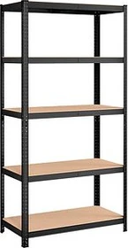 Songmics Schwerlastregal 100x200x50cm schwarz